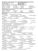 ĐỀ THI THAM KHẢO THPT QG năm 2016 THPT NGUYỄN TRÃI docx