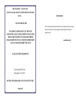 Xác định và kiểm soát các nhân tố ảnh hưởng chất lượng thông tin kế toán trong môi trường ứng dụng hệ thống hoạch định nguồn lực doanh nghiệp tại các doanh nghiệp Việt Nam