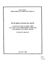 CỞ sở lý LUẬN và THỰC TIỄN của VIỆC cấp ý KIẾN PHÁP lý đối với các KHOẢN VAY nước NGOÀI 