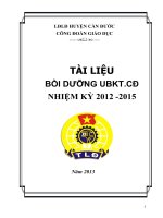 tài liệu bồi dưỡng các ban công đoàn