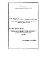 ĐÁNH GIÁ HIỆN TRẠNG sử DỤNG đất PHÈN TRONG lâm NGHIỆP và PHƯƠNG HƯỚNG KHÔI PHỤC và PHÁT TRIỂN RỪNG TRÀM ở ĐỒNG BẰNG SÔNG cửu LONG 