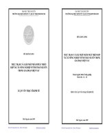 Luận văn thạc sĩ Thực trạng và giải pháp nhằm phát triển hợp tác xã nông nghiệp ở tỉnh Thái Nguyên trong giai đoạn hiện nay