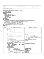 giáo án tiếng anh lớp 11 Unit 15 SPACE CONQUESTDate