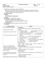 giáo án tiếng anh lớp 11 Unit 10