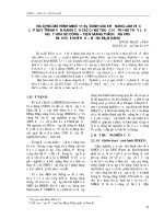 ỨNG DỤNG MÔ HÌNH MIKE 11 ĐỂ ĐÁNH GIÁ KHẢ NĂNG LÀM VIỆCLẬP QUY TRÌNH VẬN HÀNH CỦA CÁC CỐNG THUỘC HỆ THỐNG THỦY LỢINGỌT HÓA GÒ CÔNG
