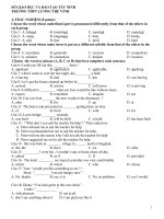 DE k12 THPT LUONG THE VINH đề thi thử thpt môn tiếng anh
