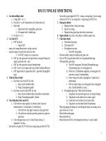 Trắc nghiệm ký sinh trùng