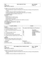 Unit THE 45 MINUTE TESTDate