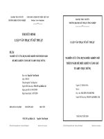 NGHIÊN CỨU ỨNG DỤNG ĐIỀU KHIỂN MỜ THÍCH NGHI ĐỂ ĐIỀU KHIỂN CÁNH GIÓ TUABIN TRỤC ĐỨNG