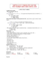 HOI THAO ON THI TN THPT 2015 2016 đề thi thử thpt môn tiếng anh