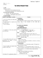 GIÁO ÁN TIẾNG ANH LỚP 10  bamsat 10 2 va 3