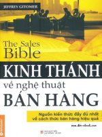 Kinh thánh về nghệ thuật bán hàng