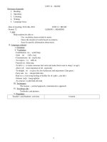 GIÁO ÁN TIẾNG ANH LỚP 12 BÀI 10A