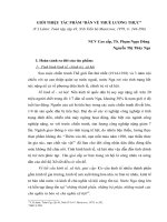 Bàn về thuế lương thực