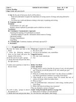 giáo án tiếng anh lớp 11 Unit 11a