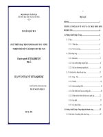 Phát triển hoạt động kinh doanh vàng  kinh nghiệm thế giới và bài học cho Việt Nam