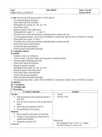 Ôn tập tiếng anh HKI lớp 11