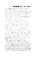 bộ câu hỏi khẳng định đúng sai luật so sánh