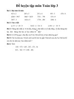 bai tap on he mon toan lop 3 len lop 4