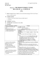 GIÁO ÁN TIẾNG ANH LỚP 12 Review 13