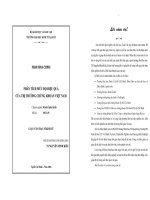 Phân tích mức độ hiệu quả của thị trường chứng khoán Việt Nam