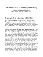 tiểu sử hồ chí minh