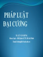 Bài giảng môn pháp luật đại cương