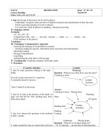 giáo án tiếng anh lớp 11 Unit 14