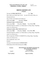 giay khai sinh ban chinh mau 2 7 2013