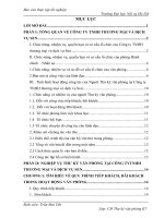 Báo cáo thực tập tốt nghiệp ngành thư ký tại CÔNG TY TNHH THƯƠNG mại và DỊCH vụ SEN