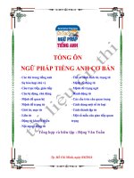 tổng ôn ngữ pháp tiếng anh cơ bản nhất