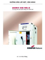 Hướng dẫn thao tác, vận hành, sửa chữa TỦ TRUNG THẾ 35KV