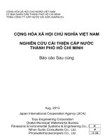 NGHIÊN CỨU CẢI THIỆN CẤP NƯỚC THÀNH PHỐ HỒ CHÍ MINH