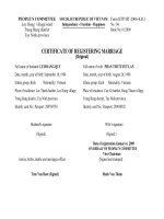 Giay chung nhan ket hon 7 2013 dịch sang tiếng anh