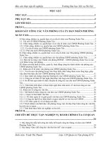 Báo cáo thực tập tốt nghiệp quản trị văn phòng tại ỦY BAN NHÂN PHƯỜNG XUÂN tảo