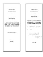 Marketing dịch vụ trong phát triển thương mại dịch vụ ở Việt Nam trong tiến trình hội nhập quốc tế