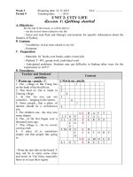 giáo án tiếng anh 9 thí điểm (phần 1)