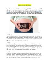 TỔNG HỢP 41 TUẦN MANG THAI ĐẾN KHI TRẺ PHÁT TRIỂN THÔNG MINH