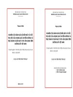 Luận văn Tiến sĩ Kỹ thuật Nghiên cứu đánh giá độ bền mỏi và tuổi thọ mỏi của khung giá chuyển hướng và trục bánh xe đầu máy D19E vận dụng trên đường sắt Việt Nam  Phạm Lê Tiến