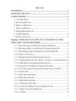 Báo cáo thực tập tốt nghiệp quản trị nhân lực: Tìm hiểu về công tác tuyển dụng công chức cấp xã của ủy ban nhân dân huyện hoành bồ tỉnh quảng ninh