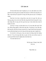 Vai trò của hội nông dân và hội phụ nữ trong sản xuất nông nghiệp của hộ nông dân huyện vĩnh lộc – tỉnh thanh hóa