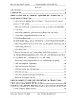 Báo cáo thực tập tốt nghiệp ngành thư ký tại CÔNG TY cổ PHẦN XUẤT NHẬP KHẨU 277 hà NAM