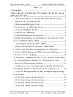 Báo cáo thực tập tốt nghiệp quản trị văn phòng tại ỦY BAN NHÂN dân QUẬN tây hồ