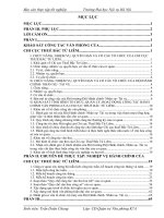 Báo cáo thực tập tốt nghiệp quản trị văn phòng tại CHI cục THUẾ bắc từ LIÊM