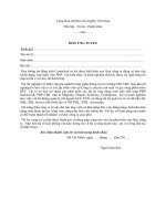 Mẫu đơn xin việc  Lập trình viên PHP