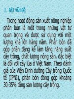 Thuyết trình về môi trường  cơ sở moi truong dat
