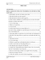 Báo cáo thực tập tốt nghiệp ngành thư ký tại SỞ nội vụ TỈNH LẠNG sơn