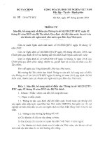 (Tài liệu ngạch chuyên viên) Thông tư 39 sửa đổi bổ sung TT161