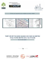 THIẾT KẾ ĐÔ THỊ XUNG QUANH CÁC NHÀ GA PETRO