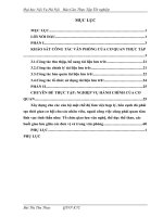 Báo cáo thực tập tốt nghiệp quản trị văn phòng tại Chi cục kểm lâm tỉnh hòa bình